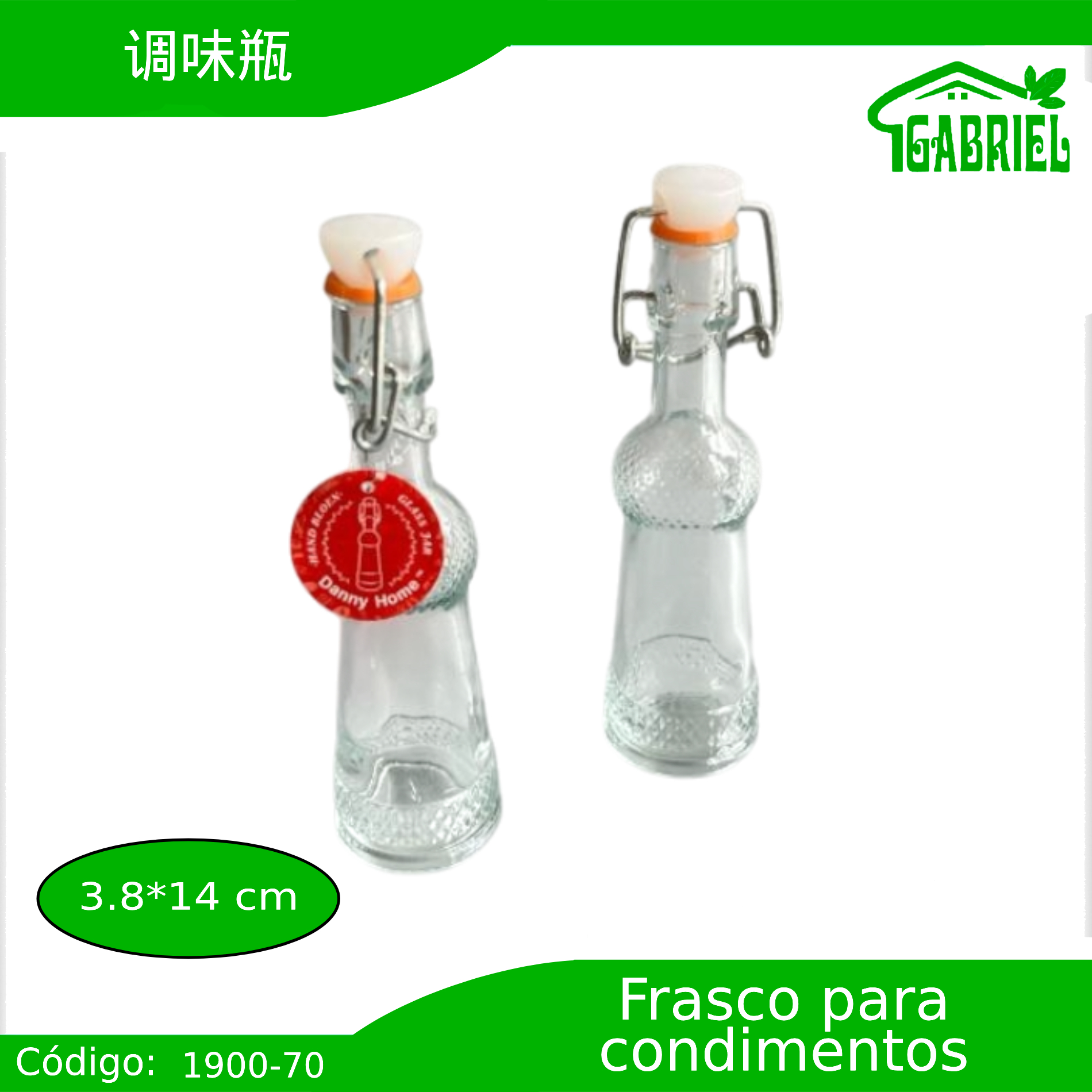 Botella para Aceites 3.8×14 cm