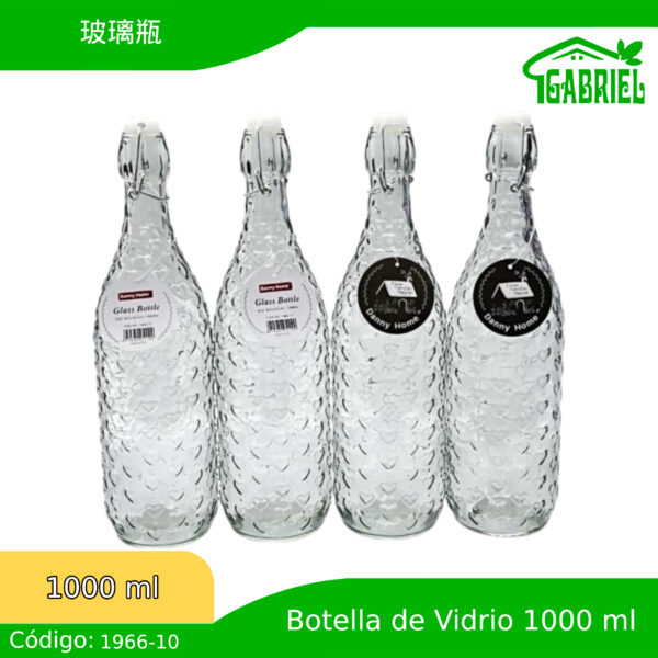 Botella de Vidrio 31 cm 1000ml