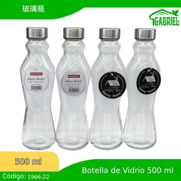 500 ml/玻璃瓶/Tarro de vidrio