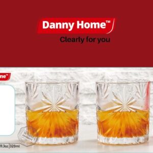 8.3*9.3cm,320ml/玻璃杯 6PCS/VASO DE VIDRIO 6PCS