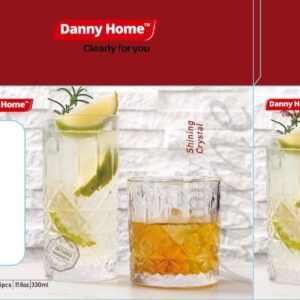 7*15cm,330ml /玻璃杯 6PCS/VASO DE VIDRIO 6PCS