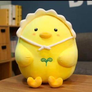 Peluche de Pollo con Gorrito
