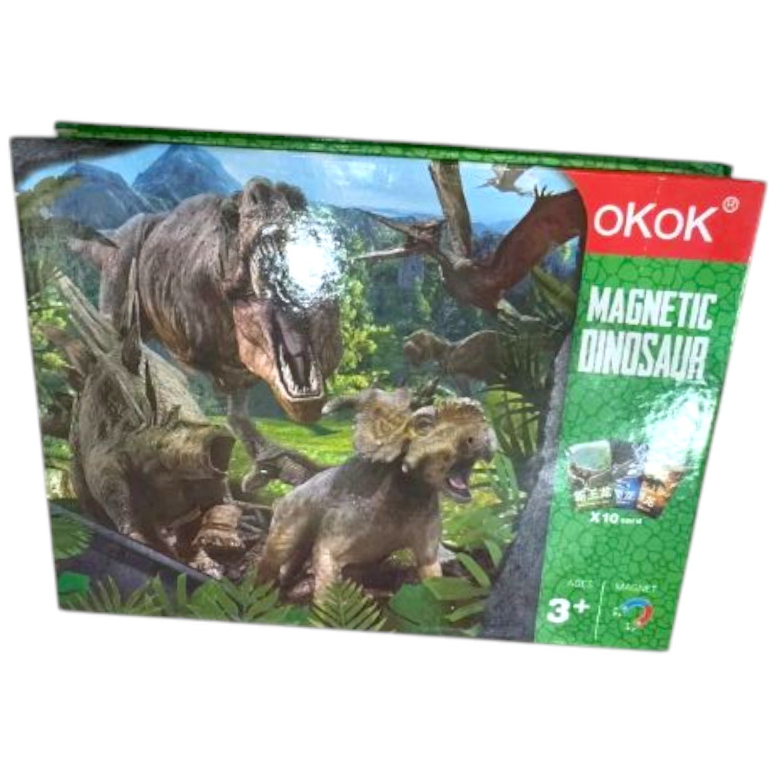 Puzzle para Niños Divertido Dinosaurios Magnéticos