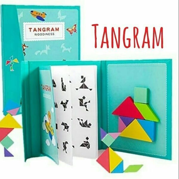 Rompecabezas Magnético de Tangram Educativo para Niños