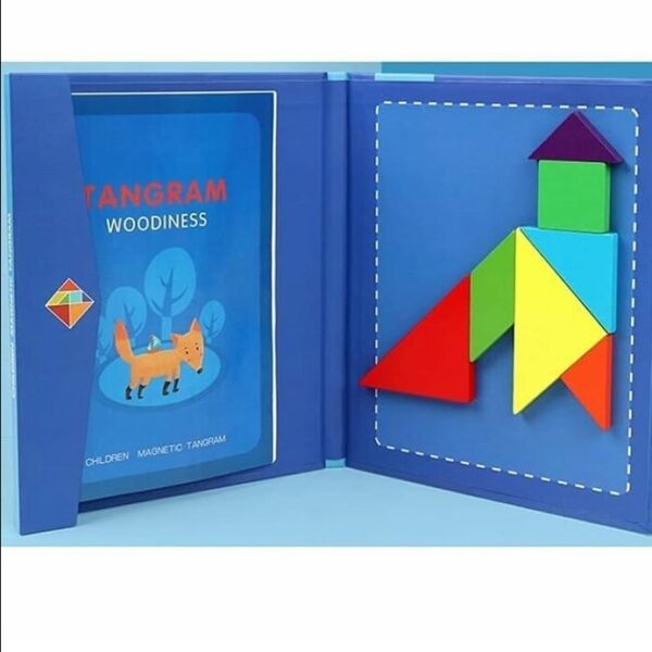 Rompecabezas Magnético de Tangram Educativo para Niños