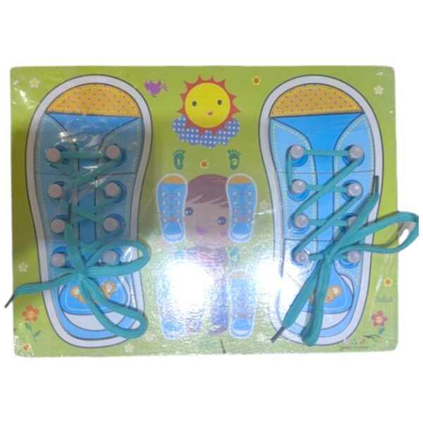 Juego Educativo para Niños Amarrar Zapatillas