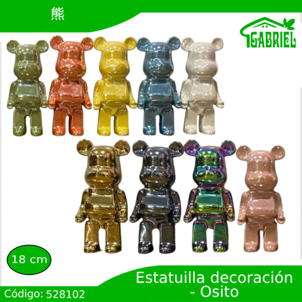 Estatuilla de Oso Decoración 18 cm