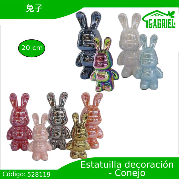 Estatuilla de Conejo Decoración 20 cm