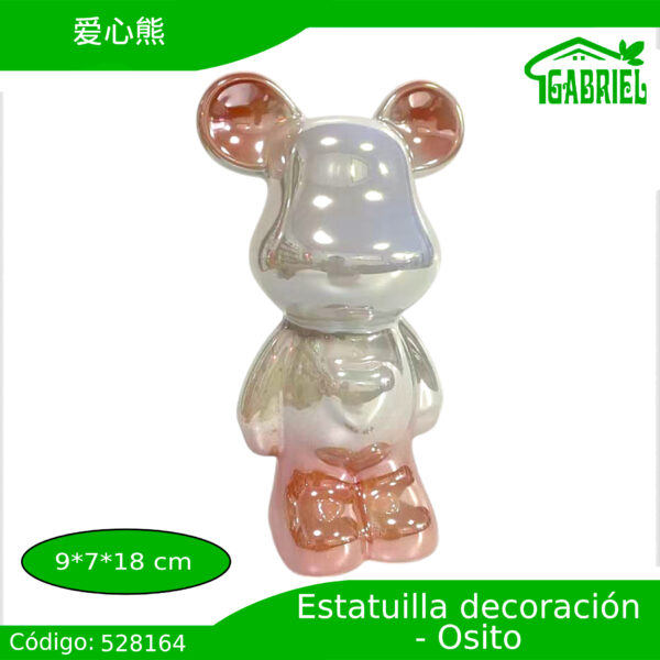 Estatuilla de Oso con Corazón 18 cm