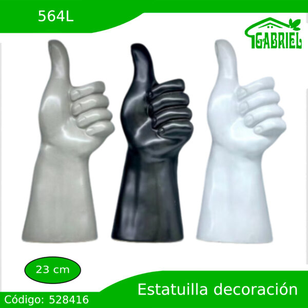 Escultura Antebrazo y Mano de Persona Decoración 23 cm