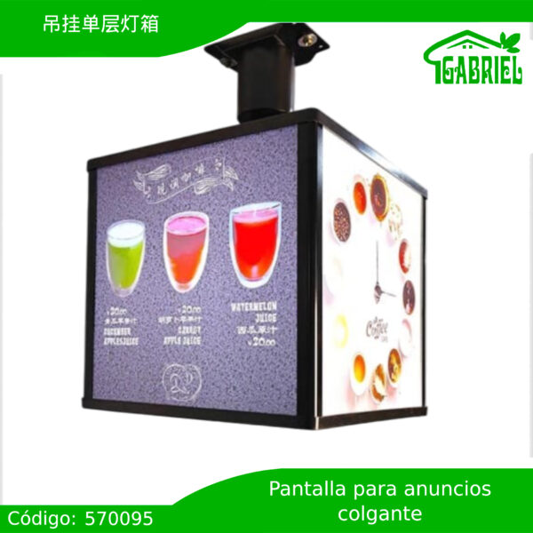 Pantalla Publicitaria Digital Colgante para Anuncios