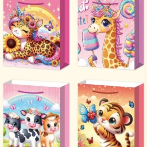 Bolsa de regalo de dibujos animados - 3D + purpurina 18x23x8 cm