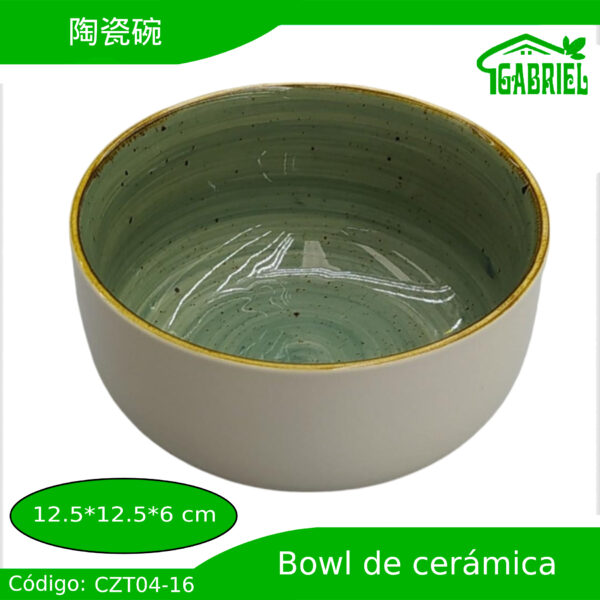 Bowl de Cerámica 12.5x12.5x6 cm