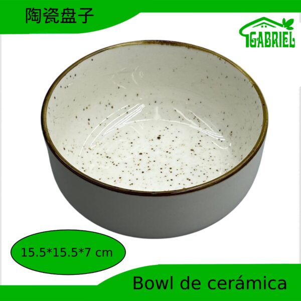 Bowl de Cerámica 15.5x15.5x7 cm