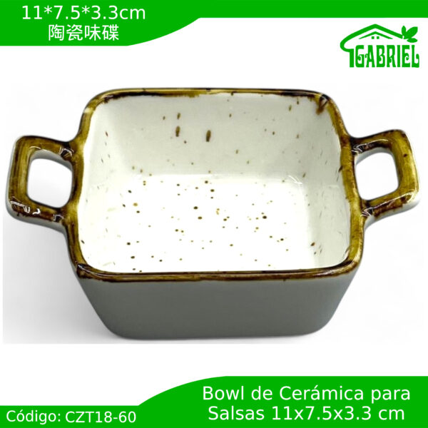 11*7.5*3.3cm/陶瓷味碟/Plato de cerámica para salsas