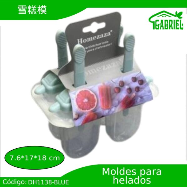 Set Moldes para Helados 7.6x17x18 cm