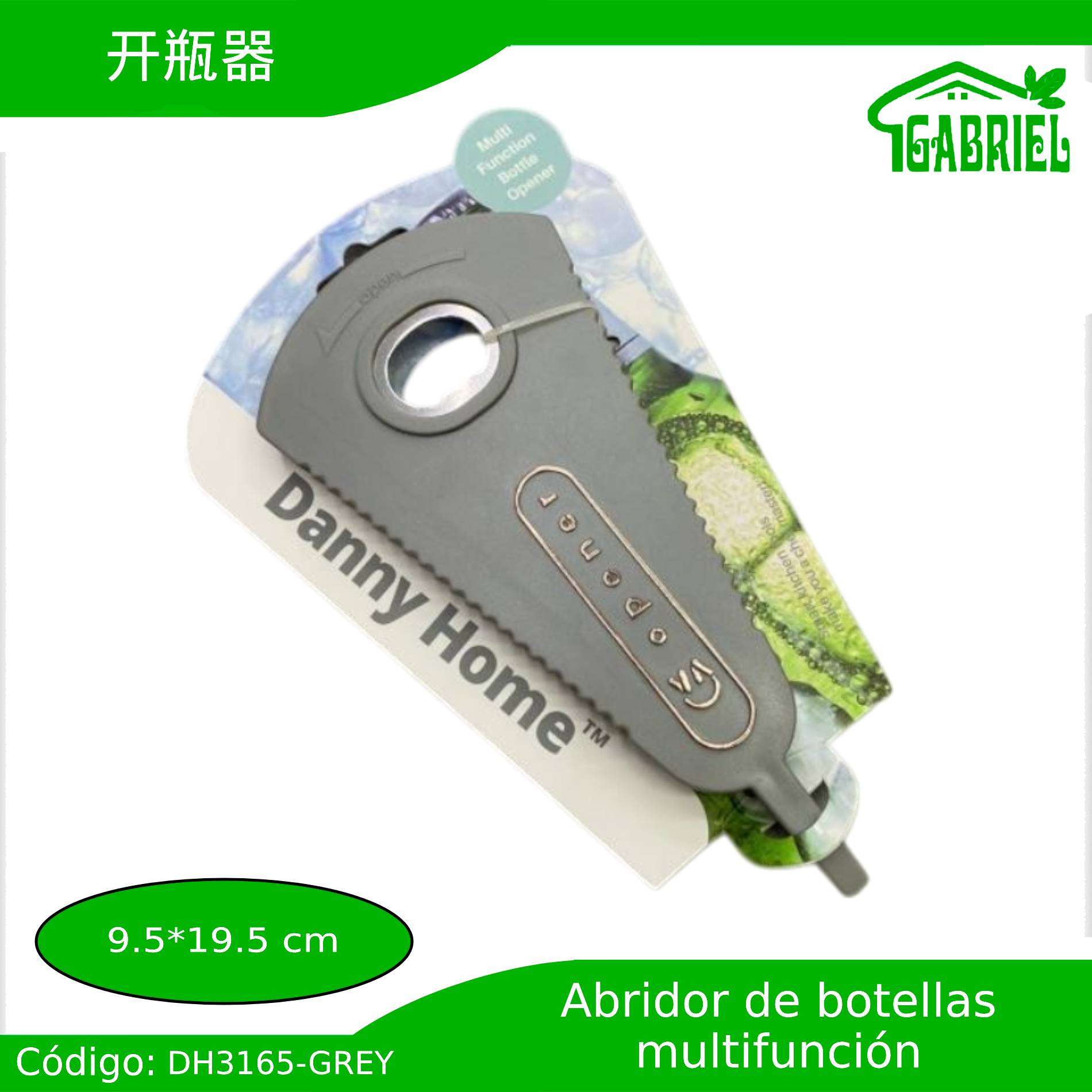 Abre Botellas Multifunción 9.5*19.5 cm