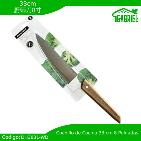 33cm,厨师刀8寸/Cuchillo de cocinero 8"