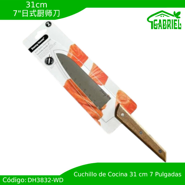 31cm,7"日式厨师刀/Cuchillo de cocinero japonés 7"