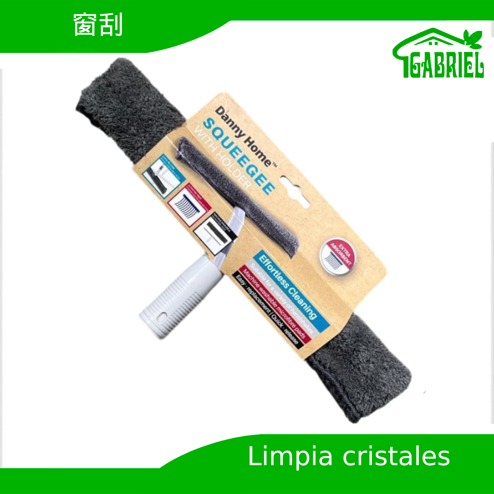 Limpiador de Vidrios Extra Absorbente