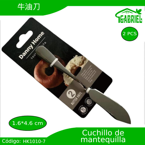 Cuchillo para Mantequilla 2 PCS 1.6x4.6 cm