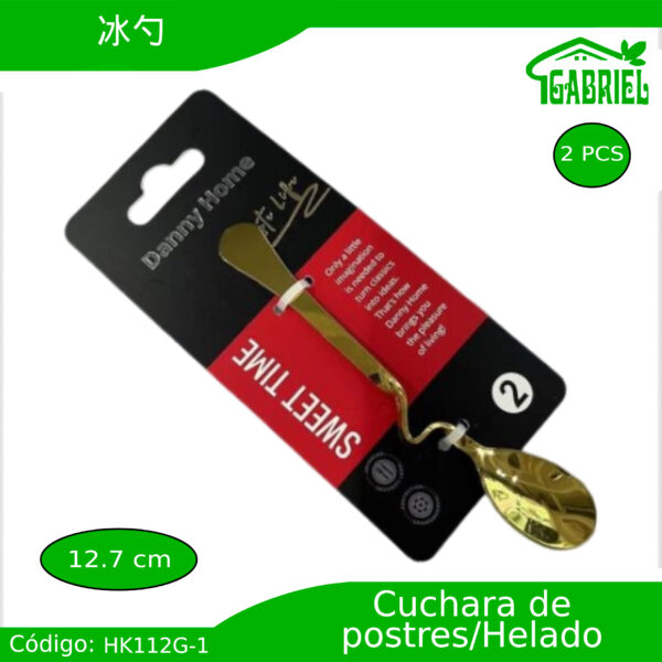 Cucharas para Helados/Postres 2 PCS 12.7 cm