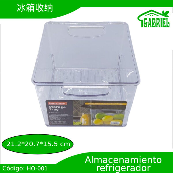 Caja de almacenamiento para refrigerador 21.2x20.7x15.5 cm