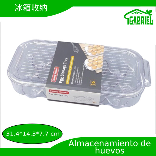 Caja de almacenamiento para refrigerador 31.4x14.3x7.7 cm