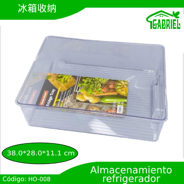 Caja de almacenamiento para refrigerador 38.0x28.0x11.1 cm