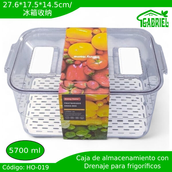 27.6*17.5*14.5 cm/冰箱收纳/Caja de almacenamiento para frigoríficos