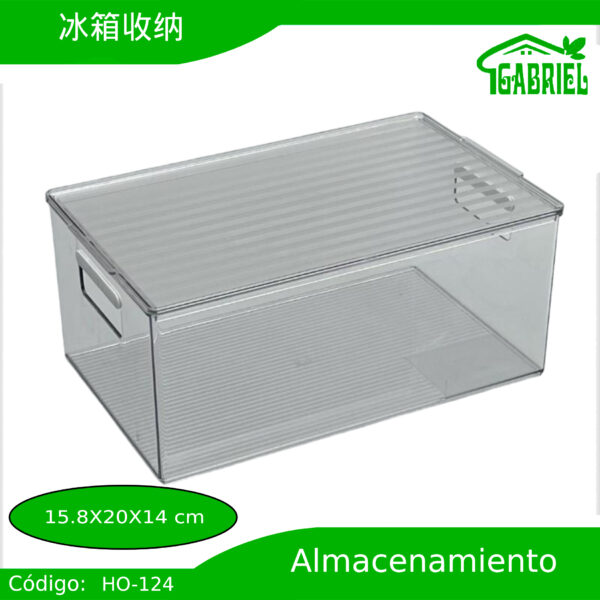 Caja de almacenamiento para refrigerador 15.8x20x14 cm