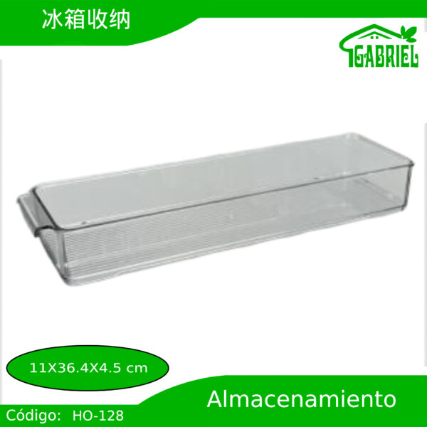 Caja de almacenamiento para refrigerador 11x36.4x4.5 cm