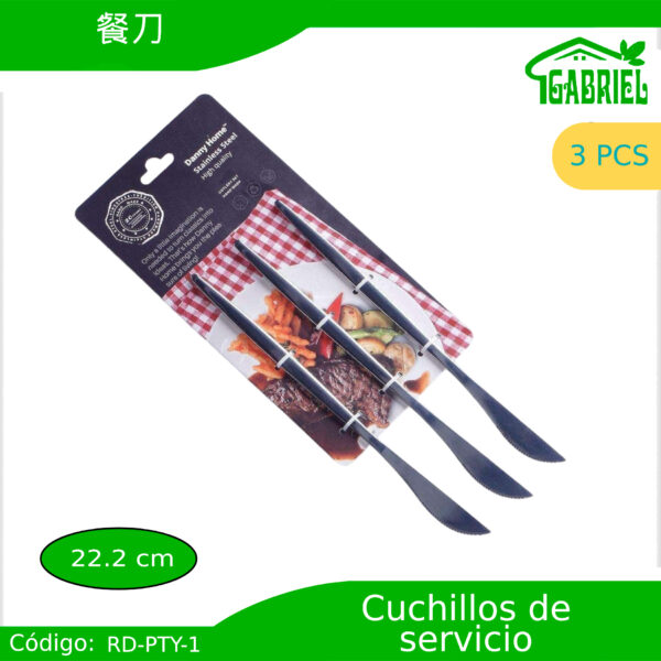 Cuchillos de Servicio 6 PCS 22.2 cm