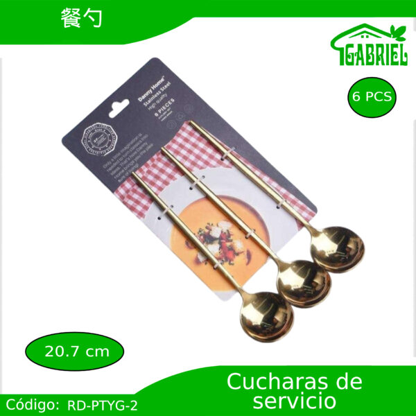 Cucharas de Servicio 6 PCS 20.7 cm