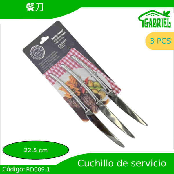 Cuchillos de Servicio 6 PCS 22.5 cm