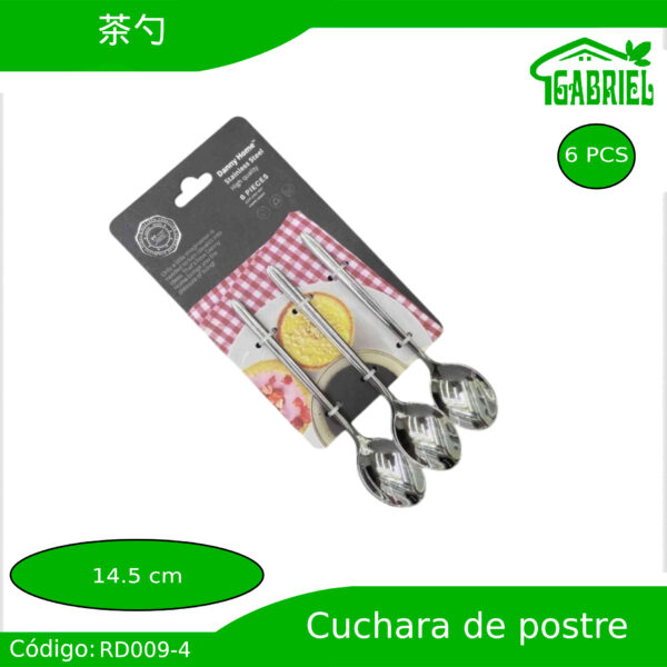 Cucharas para Postres 6 PCS 14.5 cm