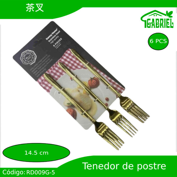 Tenedores para Postres 6 PCS 14.5 cm