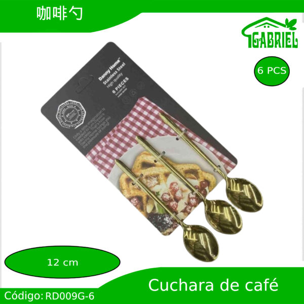 Cucharas para Café 6 PCS 12 cm