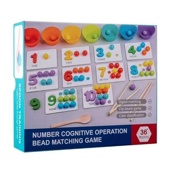 Juego de Memoria con Pinzas y Bolas