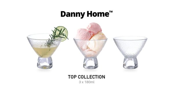 180ml,7.7*6.6*11.5cm玻璃杯/glass cup Set 3pcs