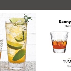 TAZA玻璃杯glass cup 6pcs 8.9*9.7*5.7cm 255ml