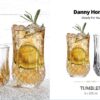 TAZA杯子glass cup 6pcs/color box Unit:Set 7.3*13.3*5.1cm 355ml 12.5oz