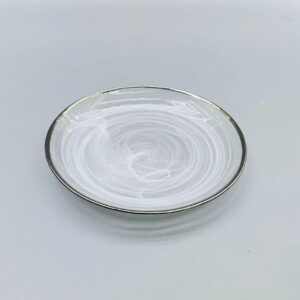 Plato de Ceramica Vitrea 21x2 cm
