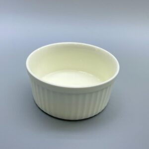 Molde Individual de Porcelana 4.5” – Cake Cup 266g | Ideal para Postres y Soufflés