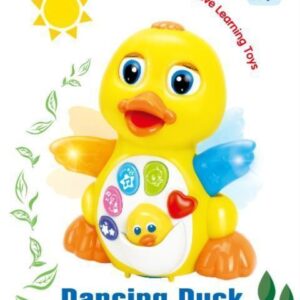 Pato Bailarín con Luz y Música – Juguete Eléctrico Universal 15x12x20 cm
