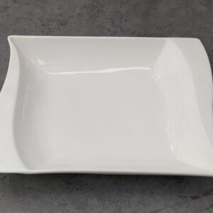 Plato Hondo de Cerámica para Sopa 20x16x3.5 cm - Diseño Elegante y Funcional