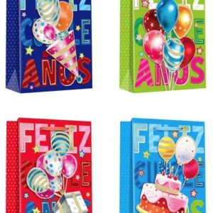 Bolsa de Regalo “Feliz Cumpleaños” (18x23x8 cm)