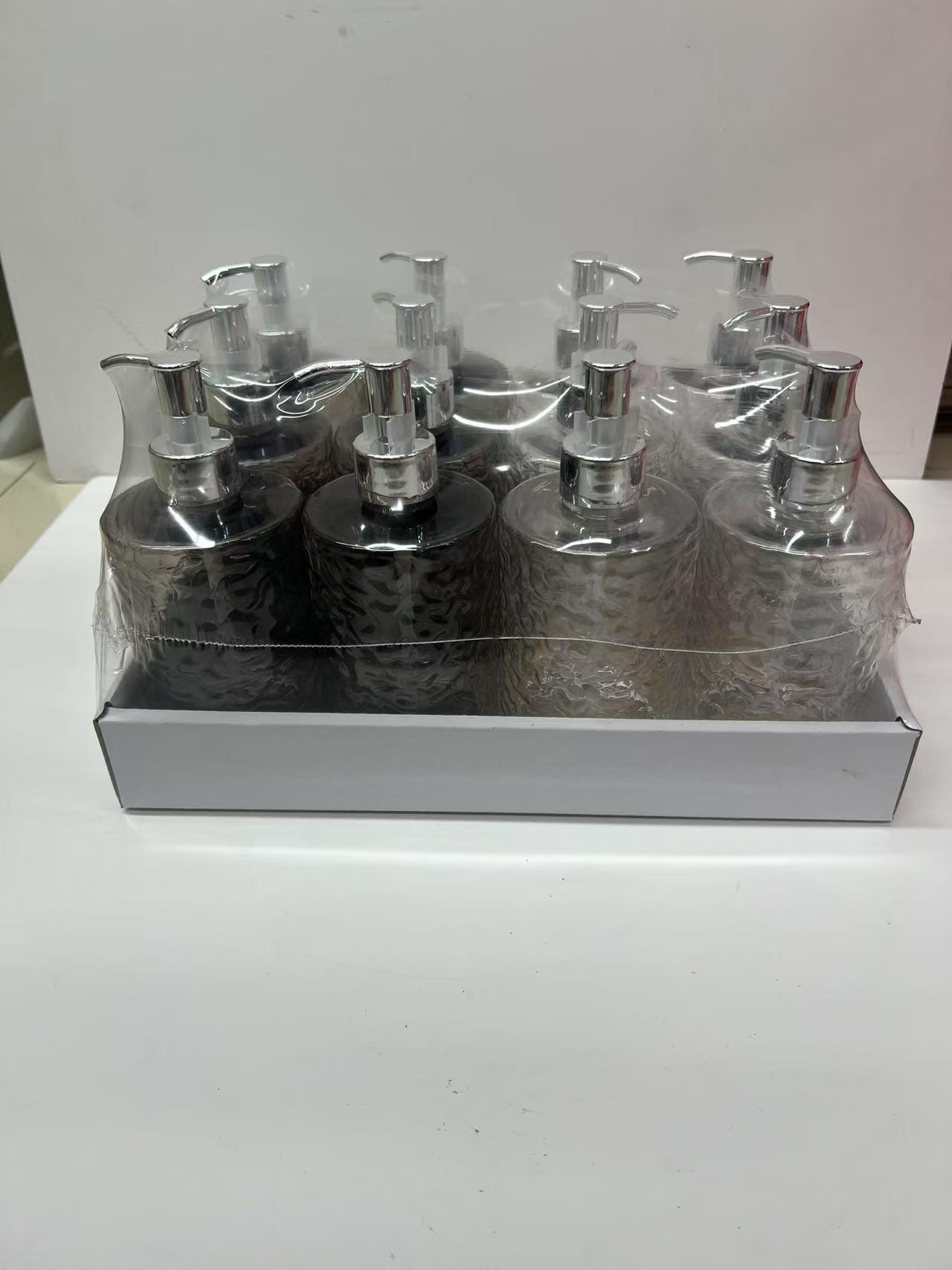 圆形波纹沐浴露瓶BOTELLA DE GEL DE DUCHA 16 PCS