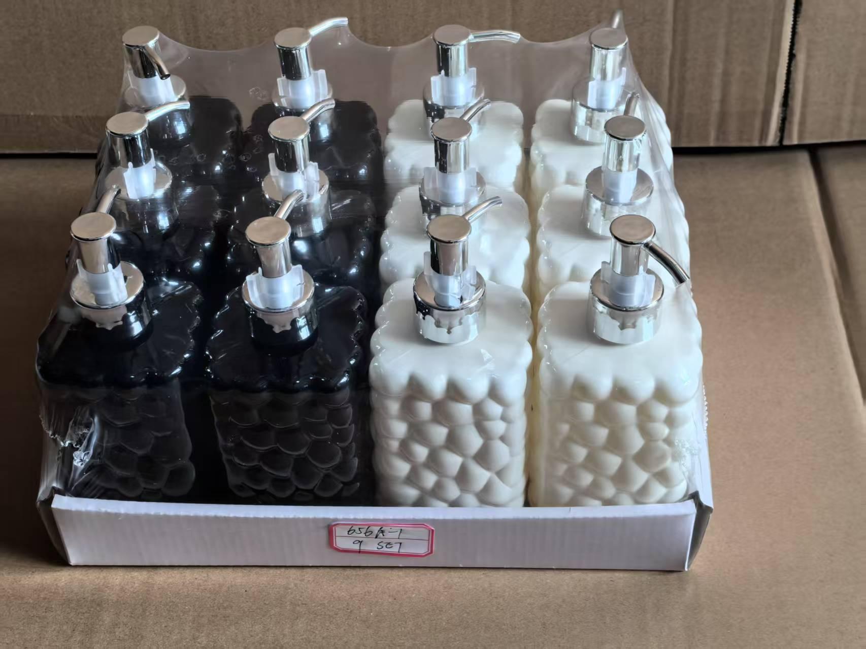 方形鳄鱼纹沐浴露瓶BOTELLA DE GEL DE DUCHA 16 PCS