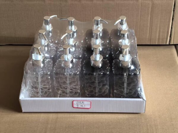 N-8656方形鳄鱼纹沐浴露瓶BOTELLA DE GEL DE DUCHA 16 PCS